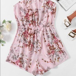 Floral Tube Romper